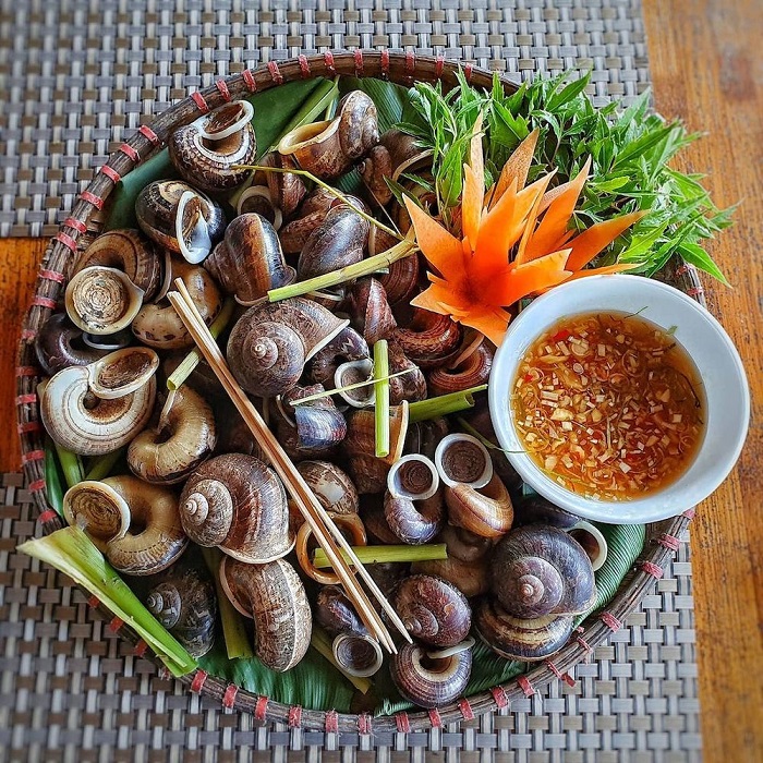 Ốc núi Ninh Bình - món ăn được nhiều du khách mê mẩn